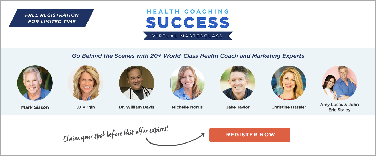 Health Coaching Success Virtual Masterclass Is Now Live And Free Primal Health Coach Institute