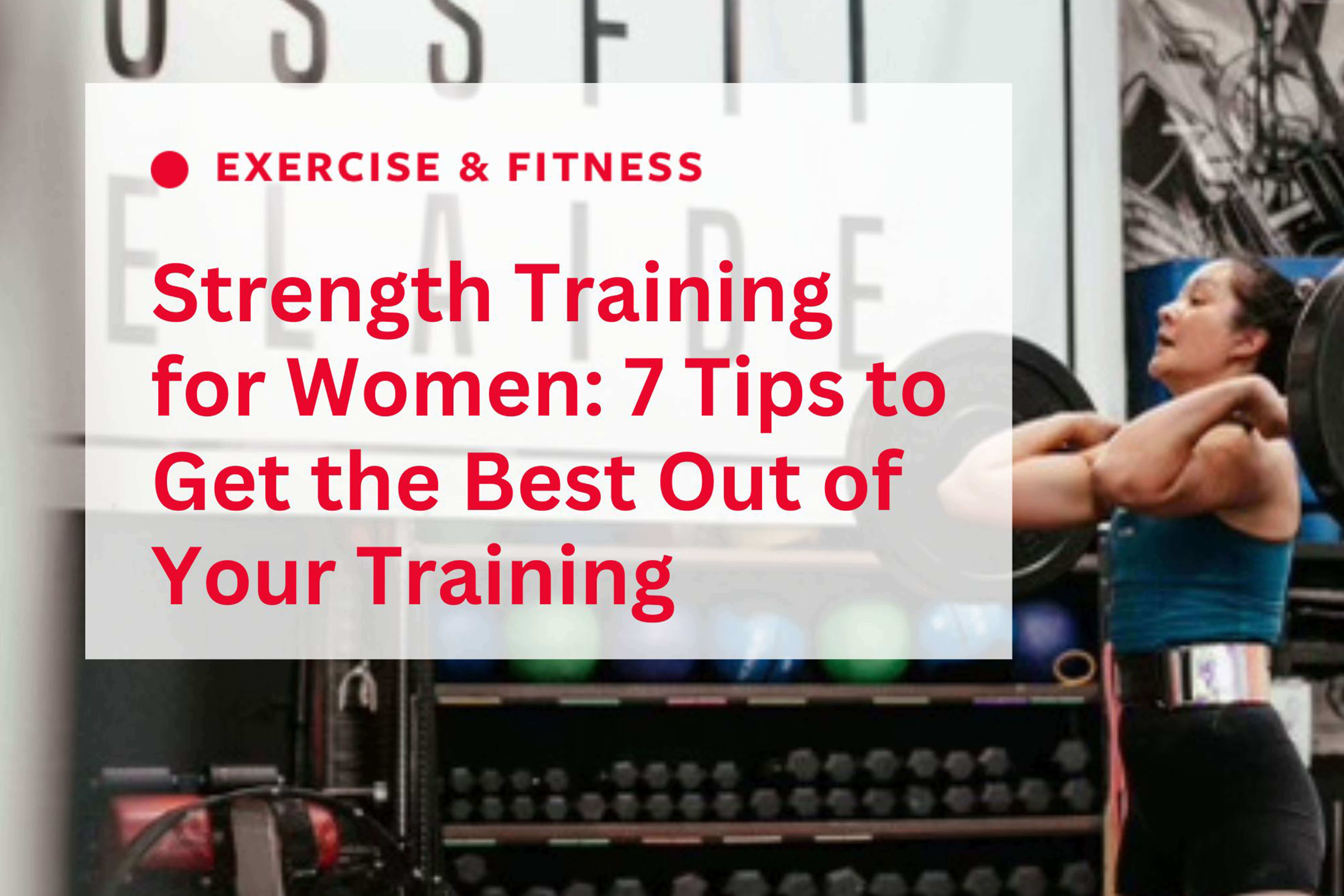 Strength training for women is key for optimal health.